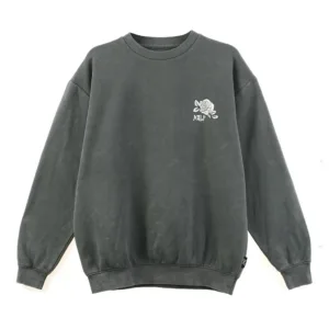 Custom Men Crew Neck Fleece Sweatshirt Vintage Long Sleeve Top