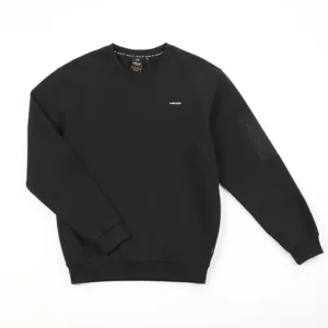 Men’s crew neck active fleece sweater shirt